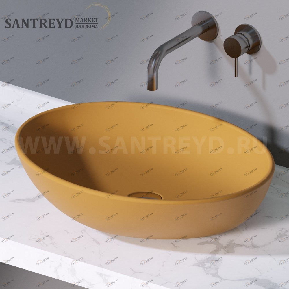 L243133 Накладная раковина на столешницу  овальная A. e T. Italia THIN AeT ITALIA