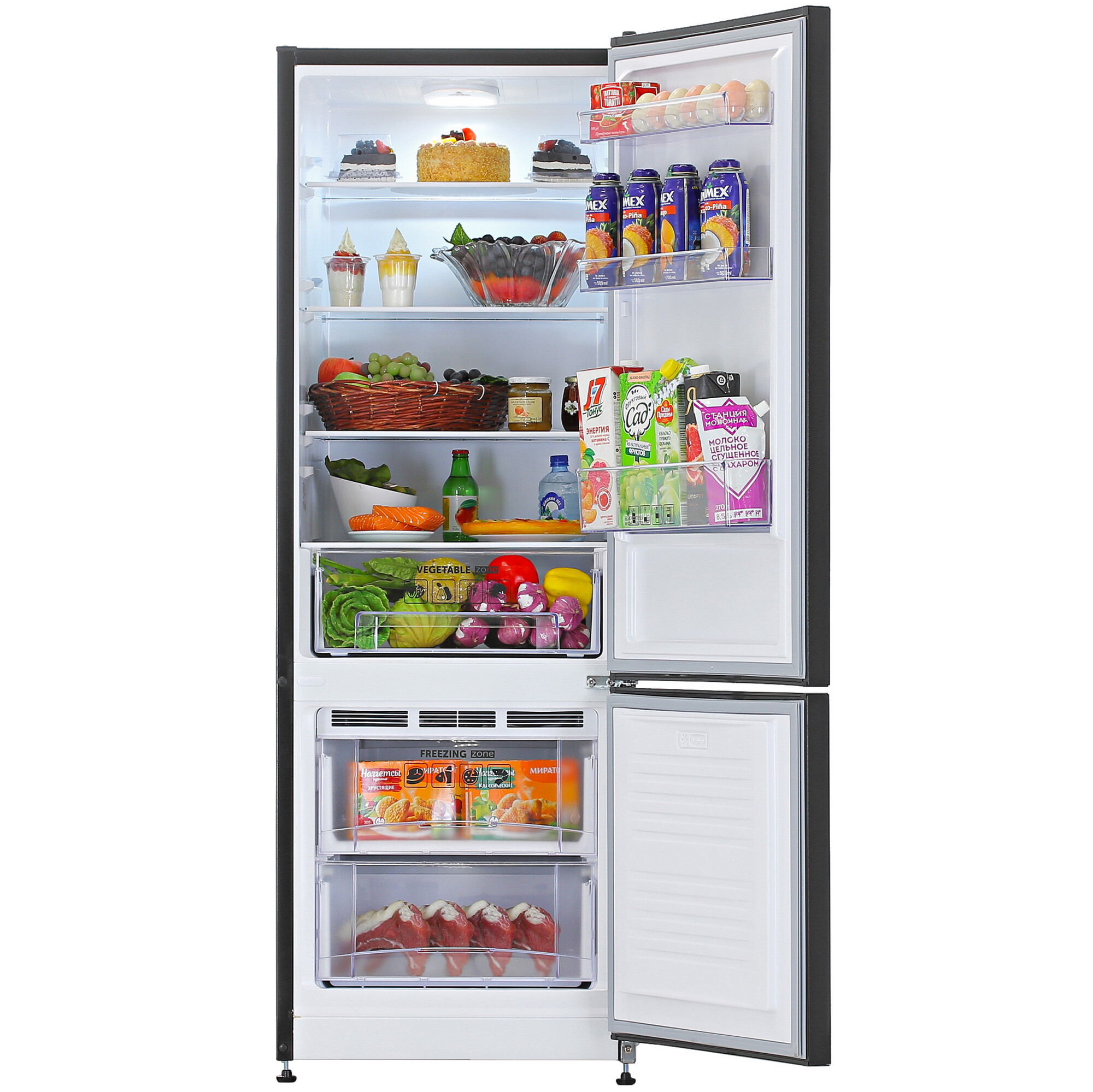 9953414 Холодильник с морозильником   Nordfrost NRB 122 B черный STDN-0007856 - Вид №5