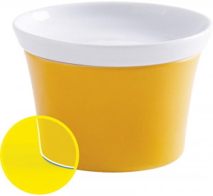 32B196A72767C MG1 Волшебная ручка кухня рагу фин-образная форма с крышкой 10 см оранжевой желтой Kahla-porzellan