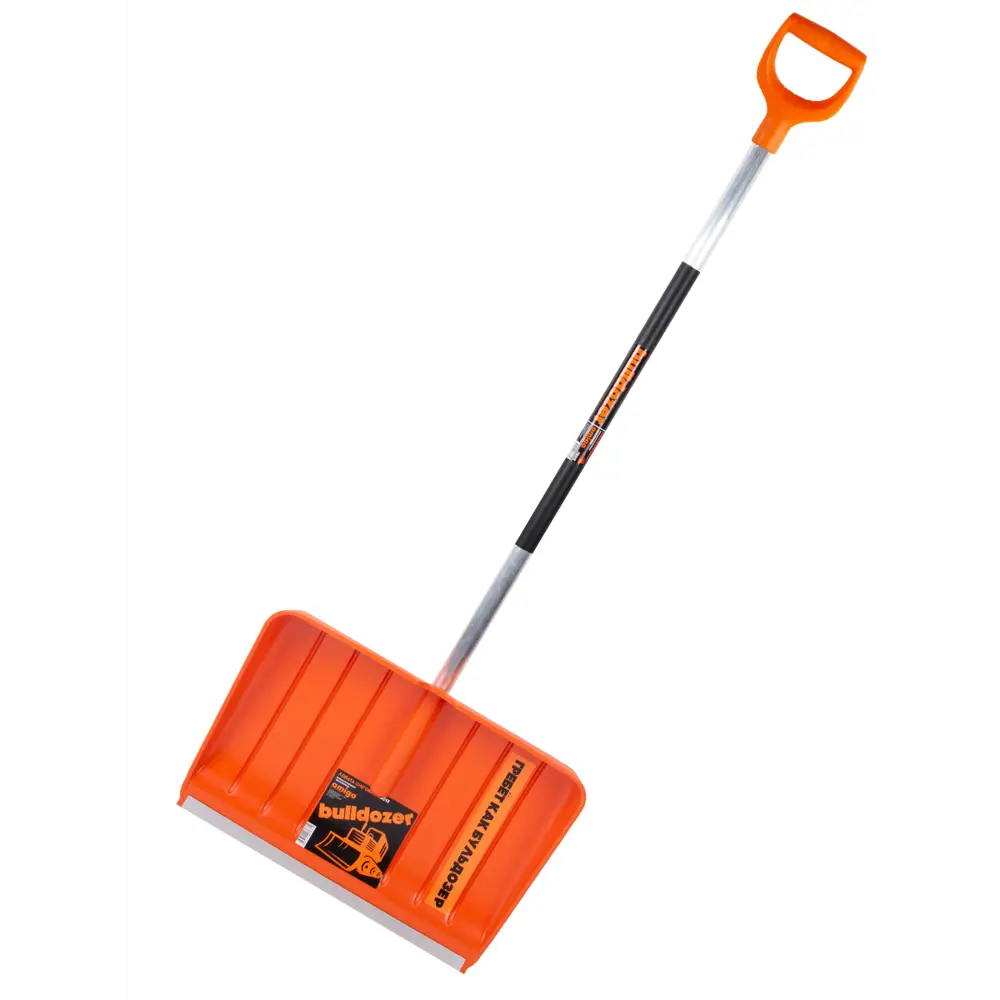 Лопата для уборки снега Bulldozer 56x152 см полипропилен с черенком Amigo STLM-2033647