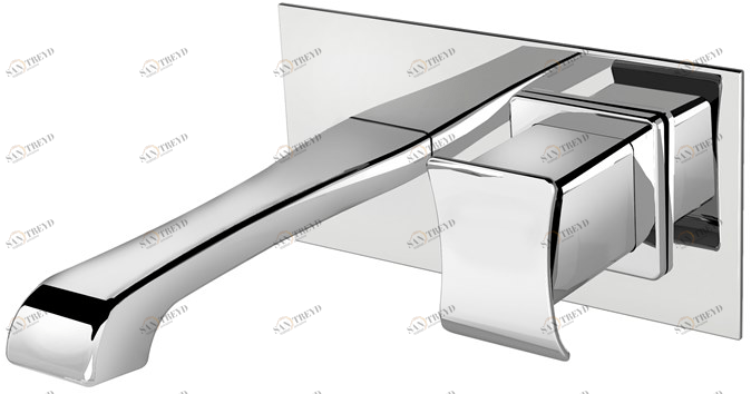 Fir Italia Смеситель для умывальника настенный с тарелкой Déco 87 8710108