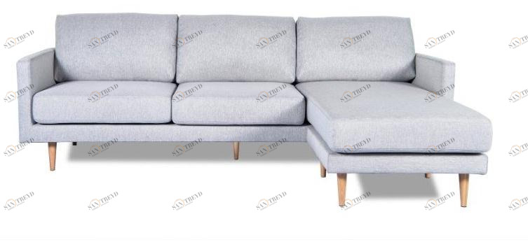Slotary 3-х местный тканевый диван с шезлонгом  Sf001 