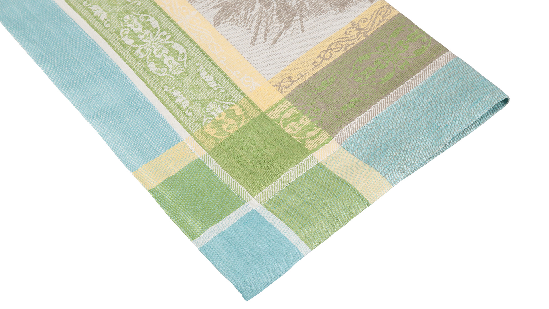 10621444 Яковлевский жаккард Скатерть прямоугольная Яковлевский Жаккард Зайчики 178х274см полулен Ткань  - Вид №1