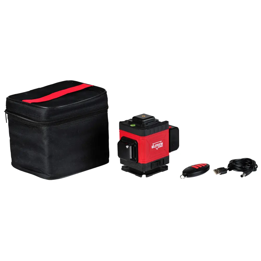 Уровень лазерный Elitech ЛН 3/360-ЗЕЛ зеленый луч, 25 м STLM-2201999 - Вид №3