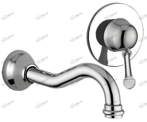 Rubinetteria Giulini Смеситель для раковины, настенный, однорычажный, на 2 отверстия Symphony 4320