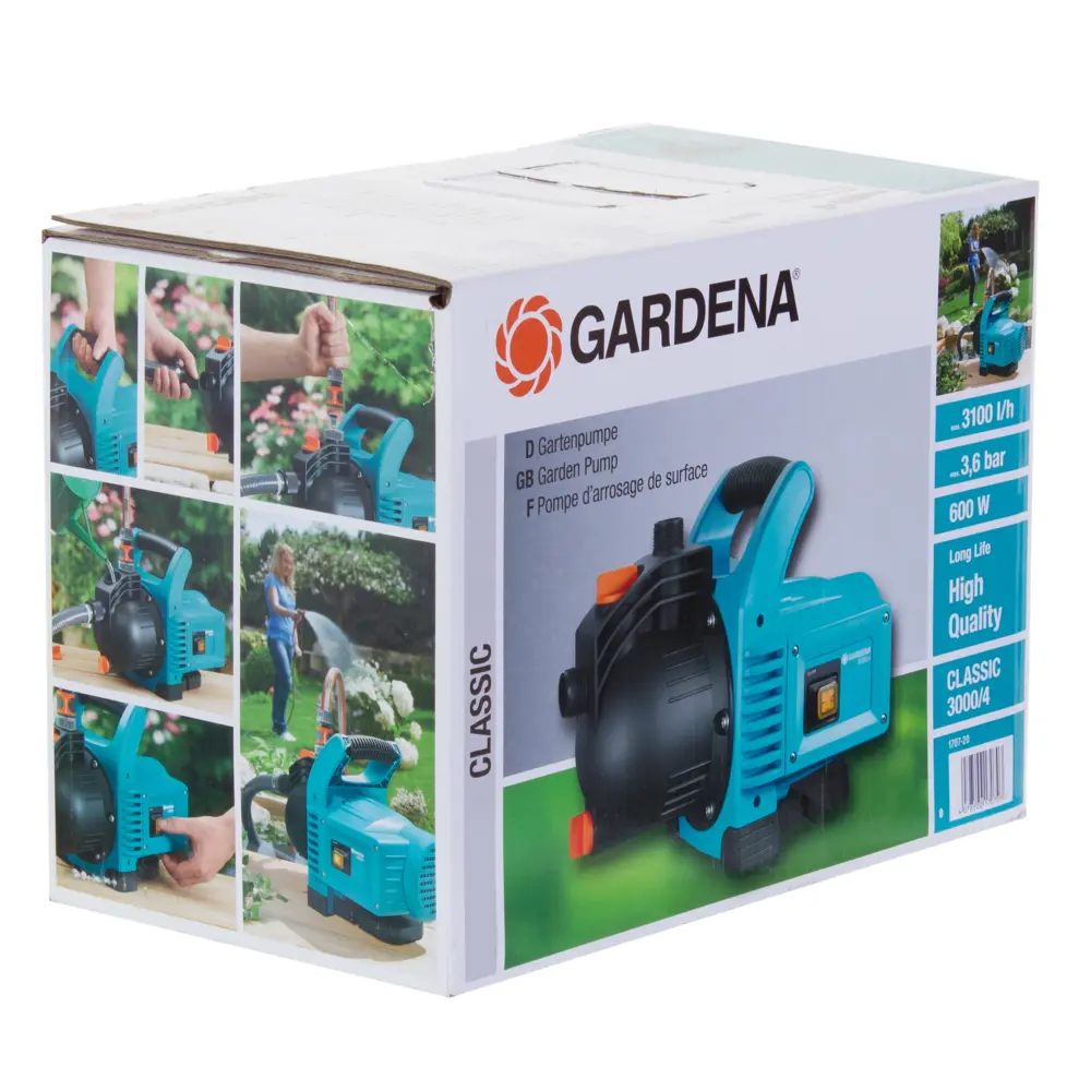 Насос садовый Gardena Classic 3000/4, 3100 л/час STLM-2056449 - Вид №3