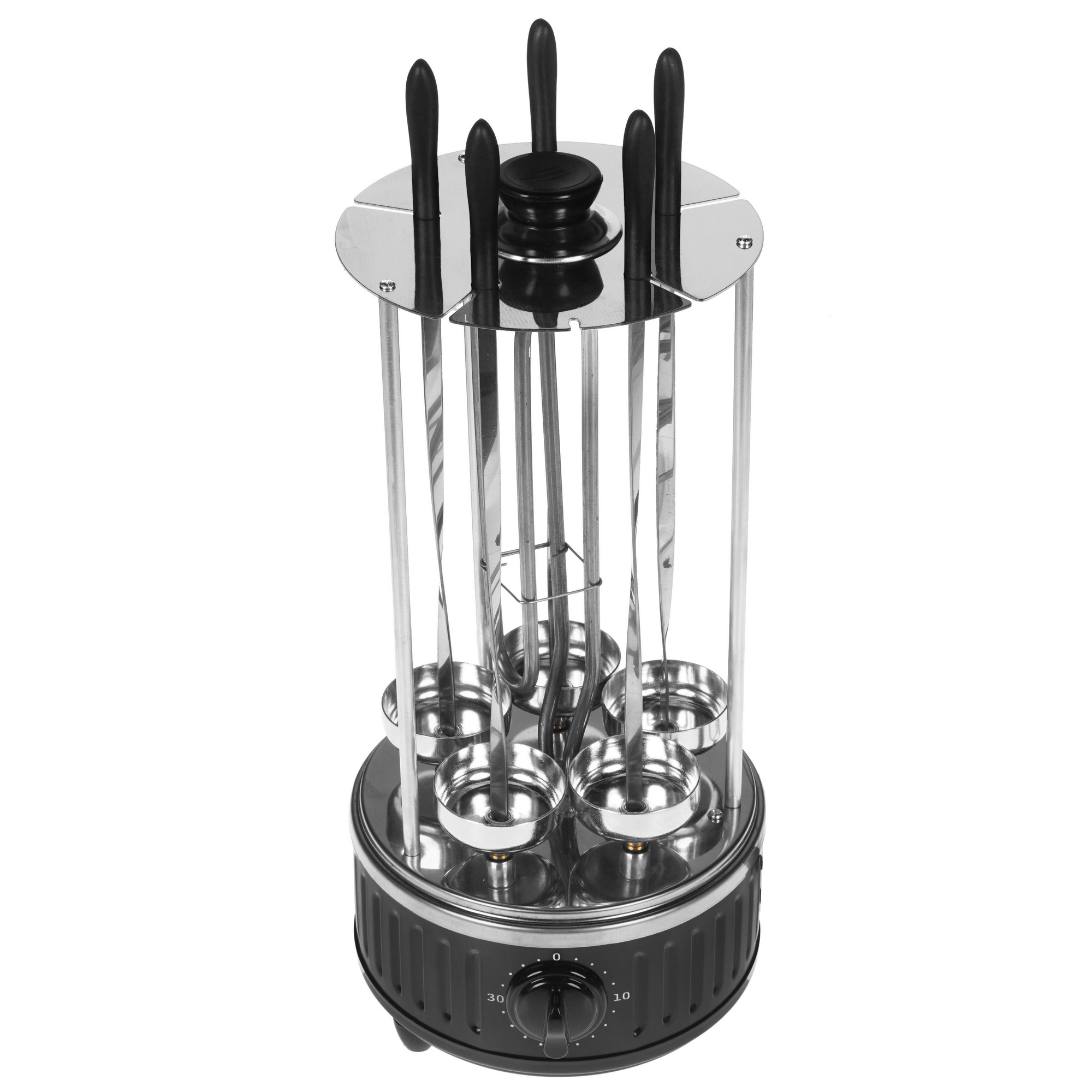 8114726 Электрошашлычница Endever Grillmaster 290 серебристый STDN-0004028 - Вид №2