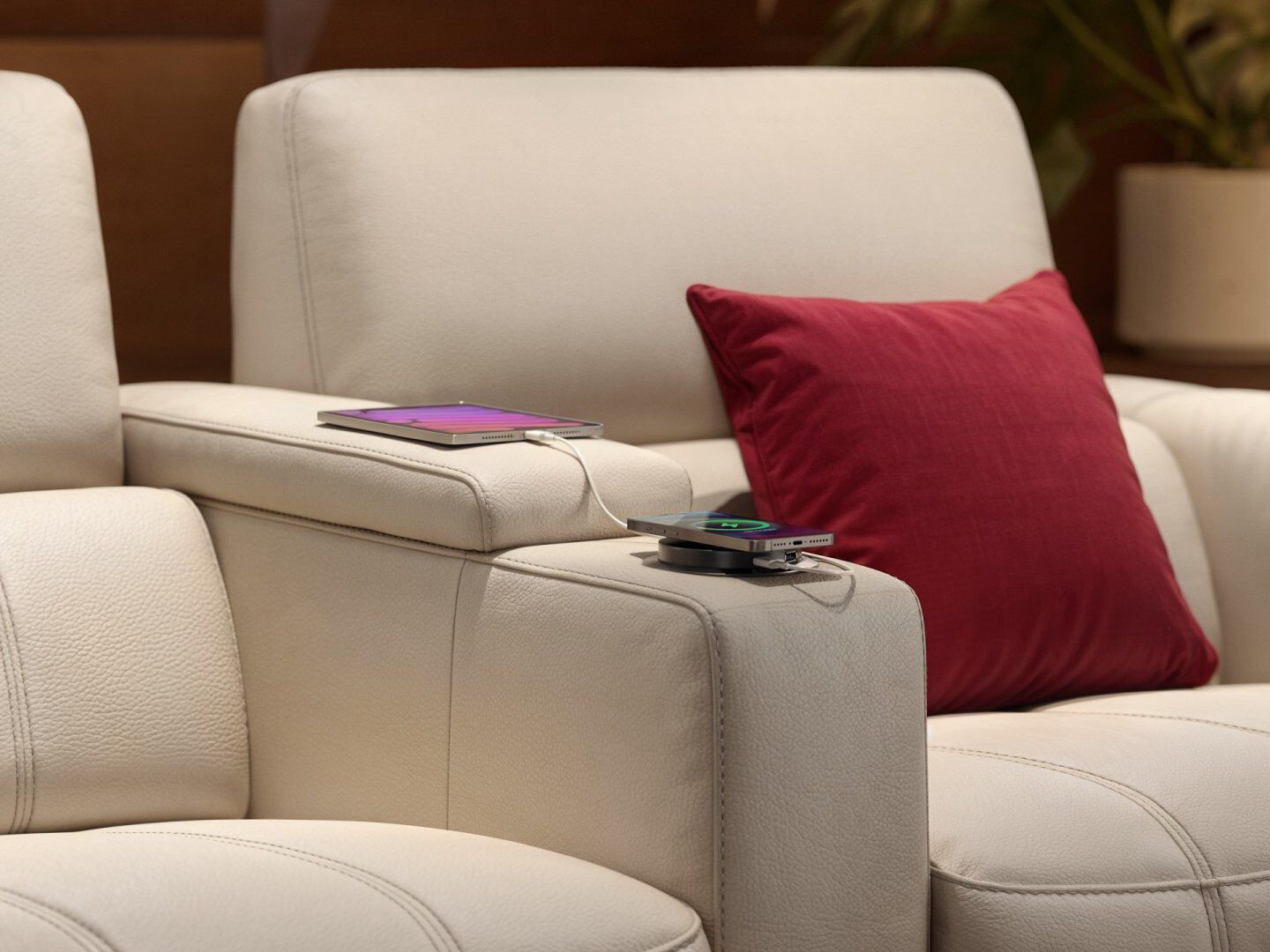 3-местный кожаный диван Sofanella Малибу ARCH-00074247 - Вид №5