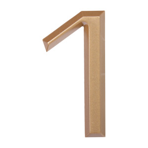 Дверной номер  «1», 37х5х60 мм, золото LJPS0057 Public Steel Россия