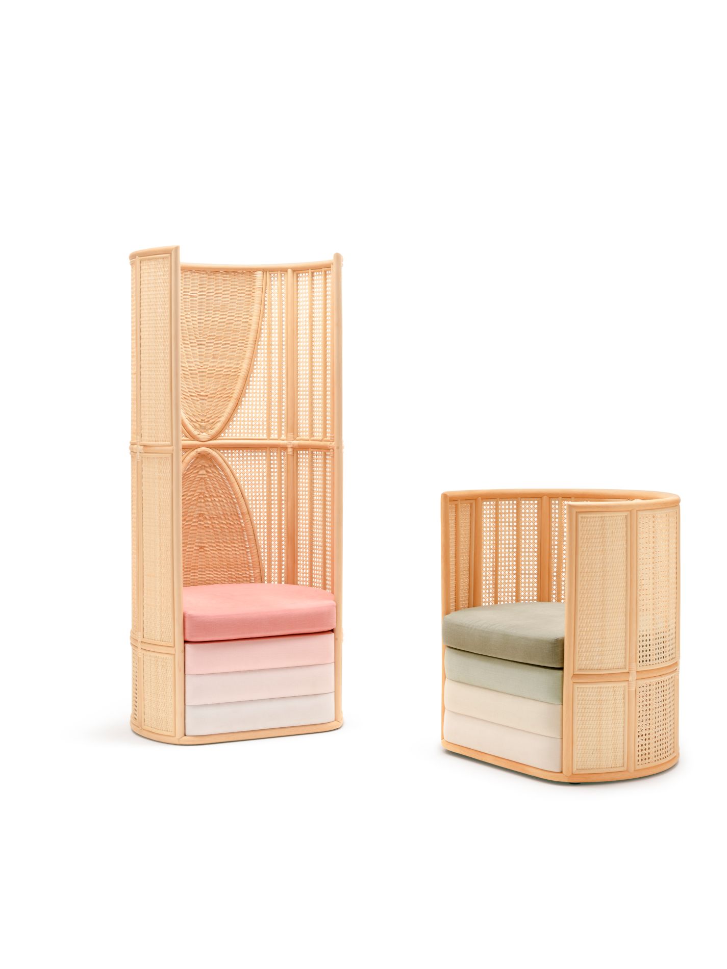 Кресло с высокой спинкой Bottega Intreccio LISETTA ARCH-00029339 - Вид №6