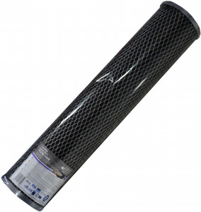 Картридж угольный, карбон-блок 20ВВ (активированный уголь) Aquafilter FCCBL20BB, 680