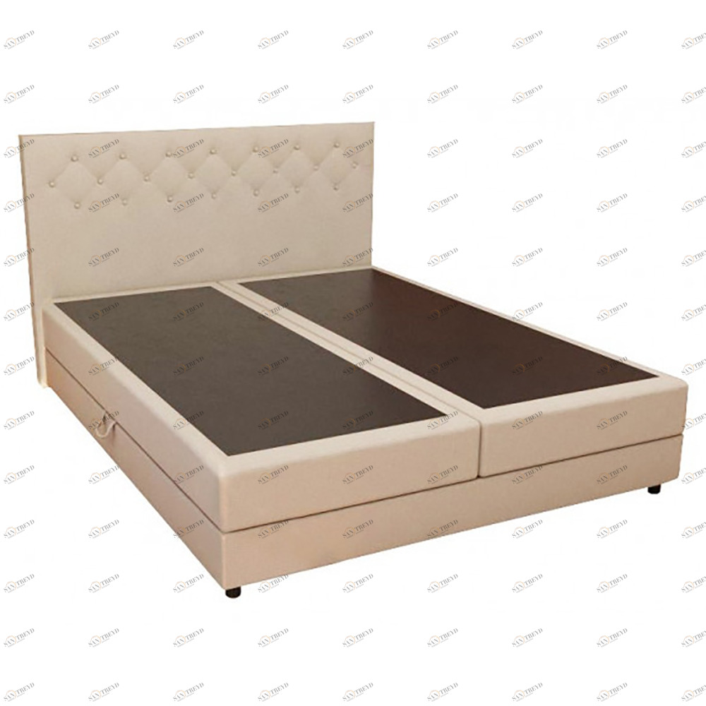 Кровать двуспальная комплект 160х200 бежевая "Уэльс" BELABEDDING УЭЛЬС 134943 Бежевый