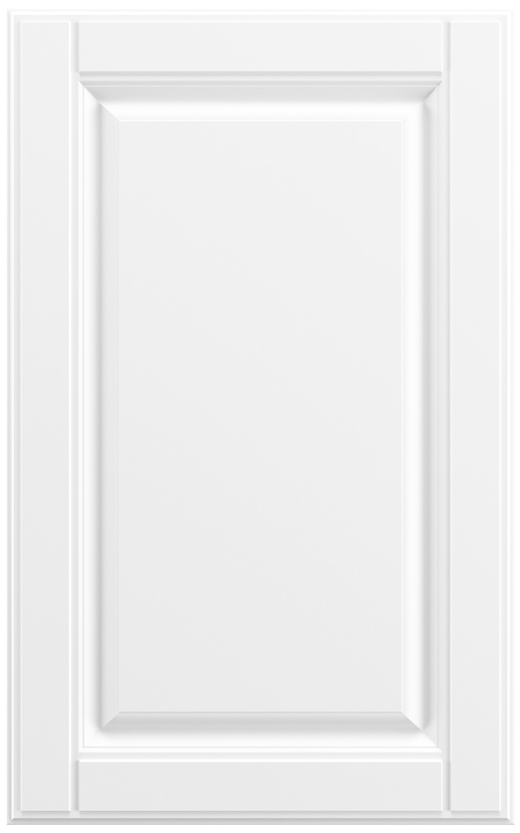 Фасады для кухни Кантри Фрезеровка «Прямоугольник Фолк» Арктический глянцевый №500 SIDAK SIST1868-218