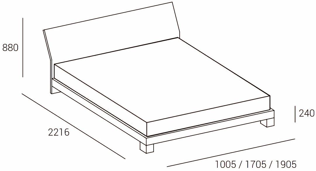 Dall'Agnese Двуспальная кровать из дуба sun-id-1450640 - Вид №4