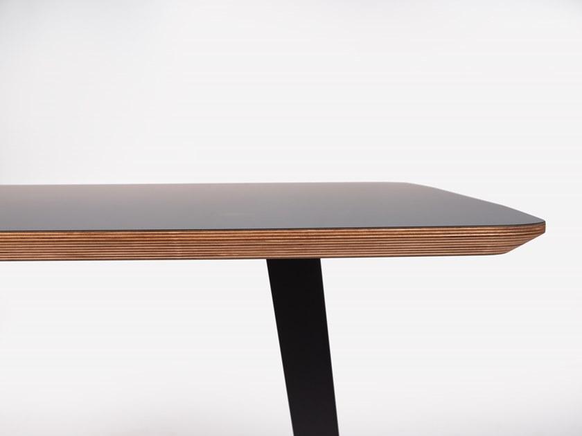 ONDARRETA Квадратный деревянный стол Don sun-id-1345163 - Вид №1