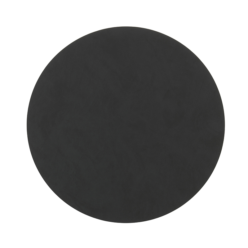 981878 NUPO black подстановочная салфетка круглая, диаметр 30 см, толщина 1,6 мм;LIND DNA 