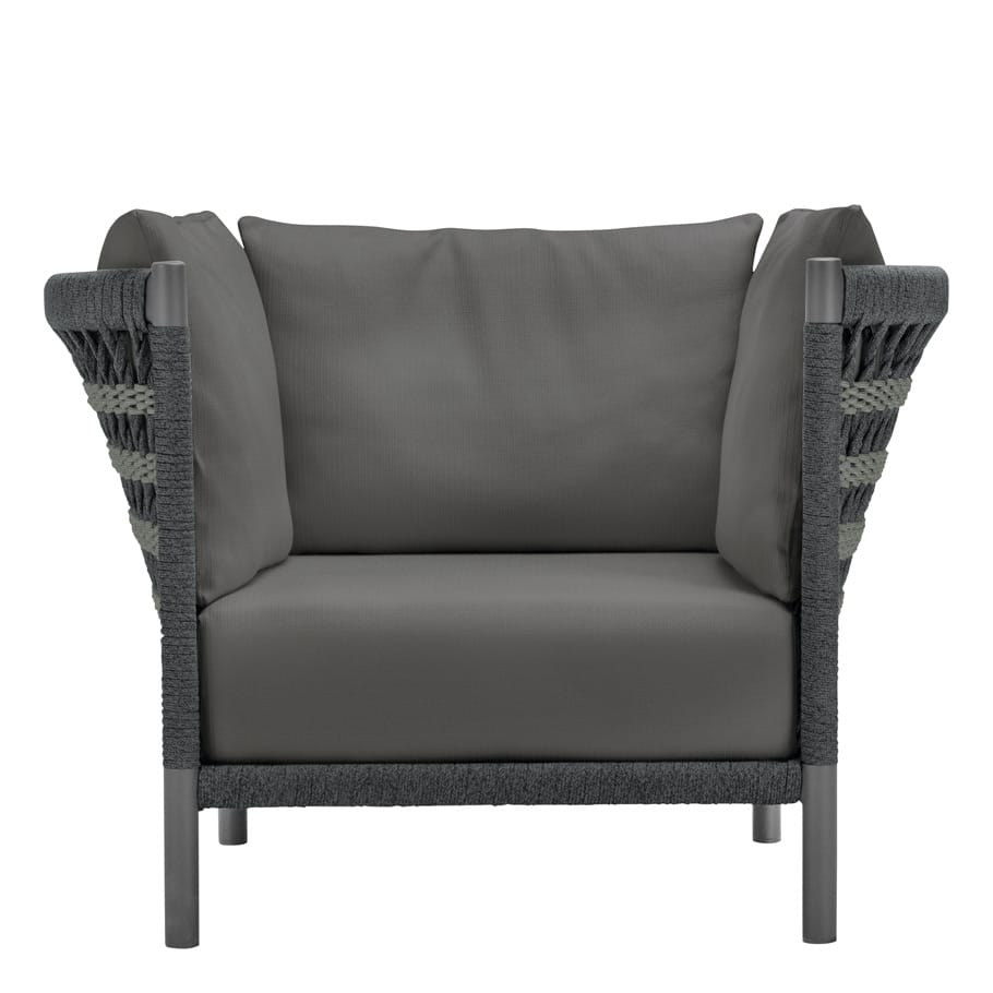 Кресло из морской веревки с подлокотниками JANUS et Cie Anatra ARCH-00073736 - Вид №15