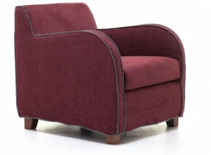 Gervasoni Кресло из ткани с подлокотниками Next / spin