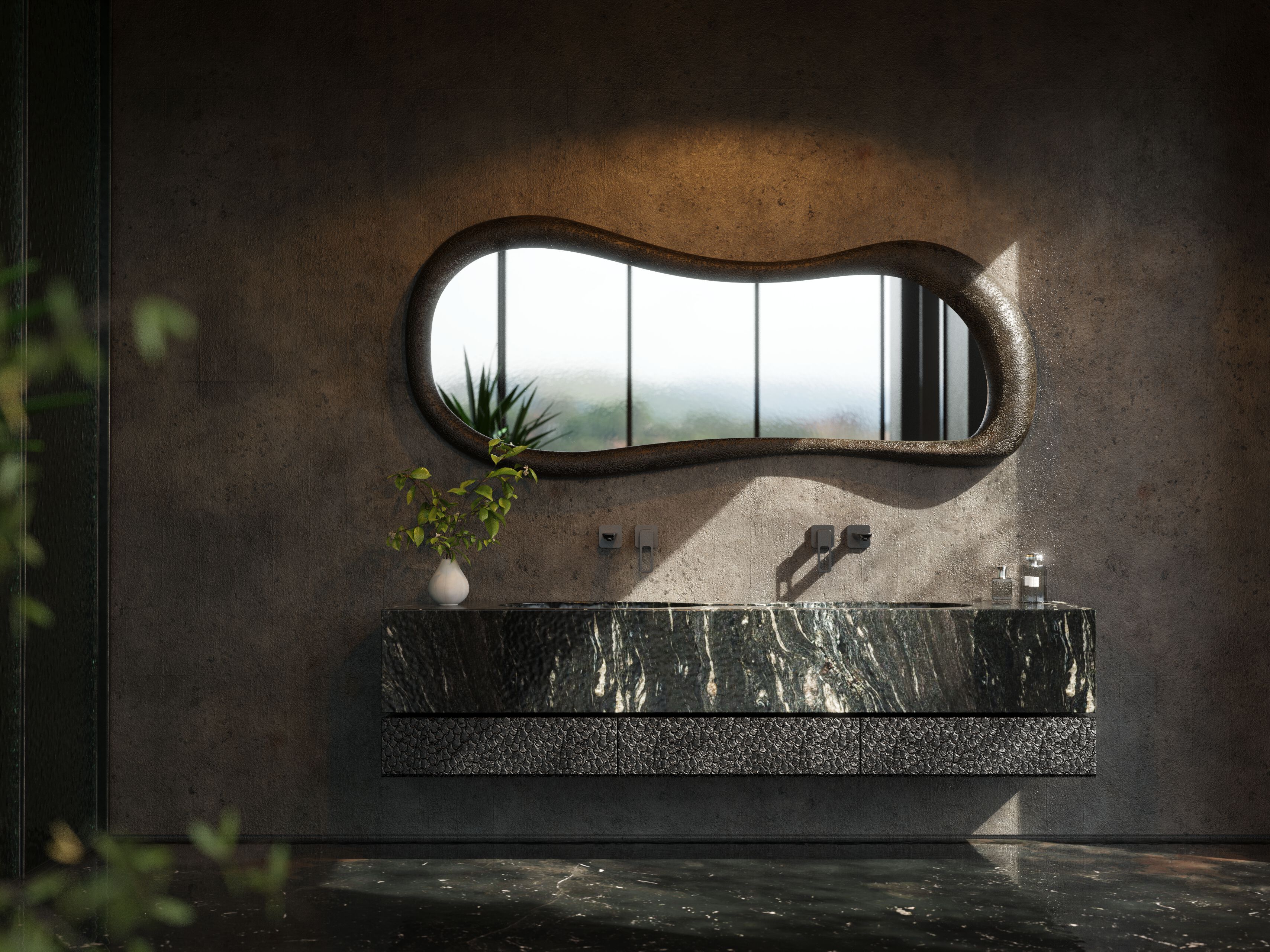 Настенное зеркало из стекловолокна GANSK ELISE ARCH-00096720 - Вид №1