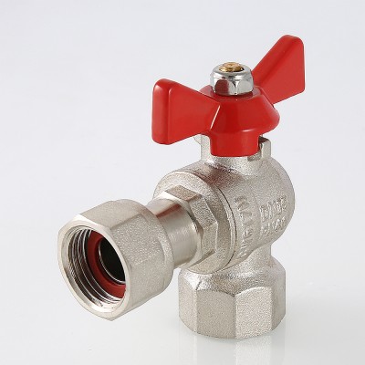 VT.266.N.0606 Кран шаровой угловой с накидной гайкой и внутренней резьбой Valtec 1" х 1"  - Вид №3