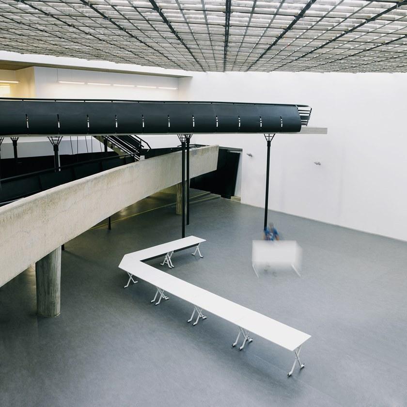 ENEA Стол из меламина прямоугольной формы на колесиках Folio sun-id-1434189 - Вид №10