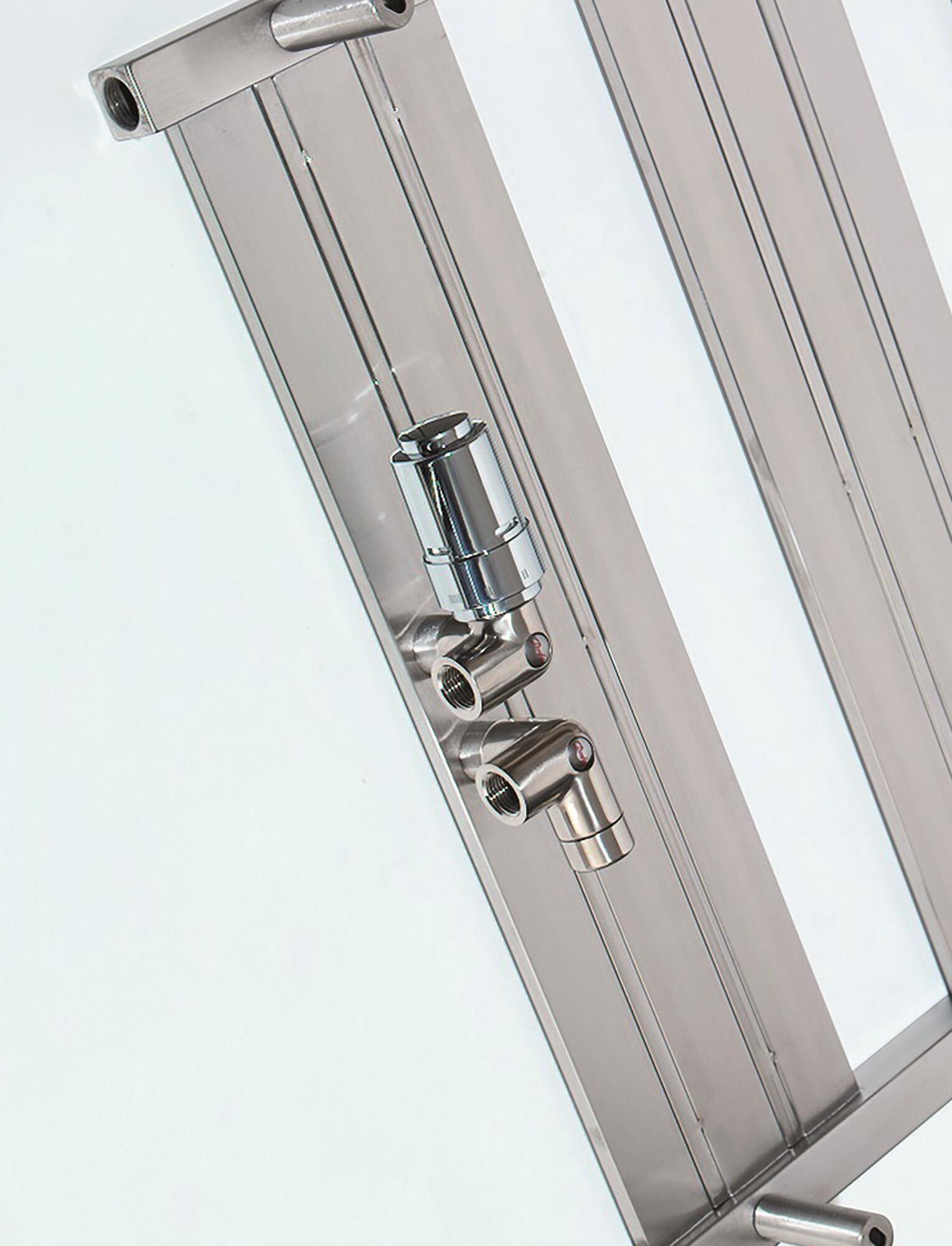 Полотенцесушитель Hammam CAMILLA Stainless steel  комбинированный; электрический или водяной Сталь  - Вид №16