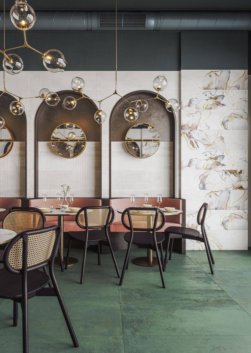 Aparici Стены / напольная плитка из керамогранита под металл Metallic sun-id-1405862 - Вид №7