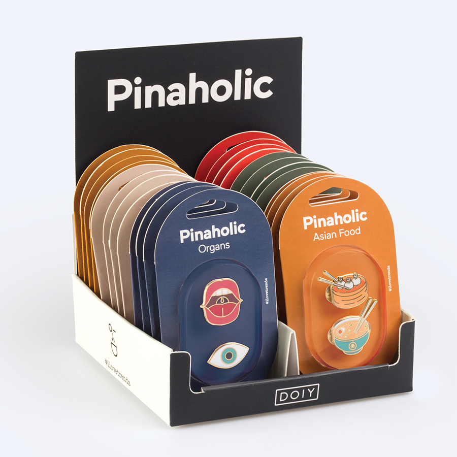 DYPINSLEA Набор из 2-х металлических булавок pinaholic leaves Doiy  - Вид №5