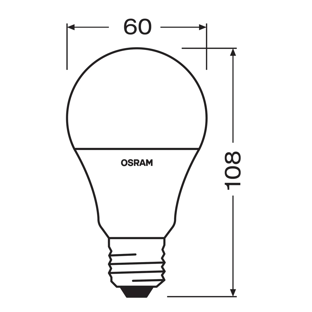 Лампа светодиодная Osram E27 220-240 В 9 Вт груша матовая 806 лм, регулируемый цвет света RGBW, для диммера, с пультом ДУ 82834555 STLM-2076066  - Вид №10