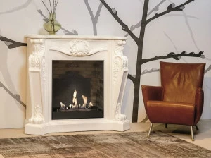 BRITISH FIRES Настенный камин на биоэтаноле в стиле людовика xiv без дымохода