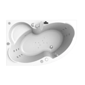 Гидромассаж "Специальный Chrome" на ванну Ирма 150х97 (двигатель 1500 Вт, система "Turbo-pool", джет Джереми - 4 шт., джет Глори - 12 шт.)