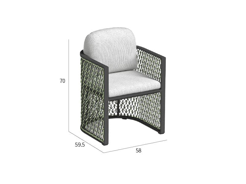 Садовый стул из проволочной сетки VINEKO гнездо ARCH-00096028 - Вид №3