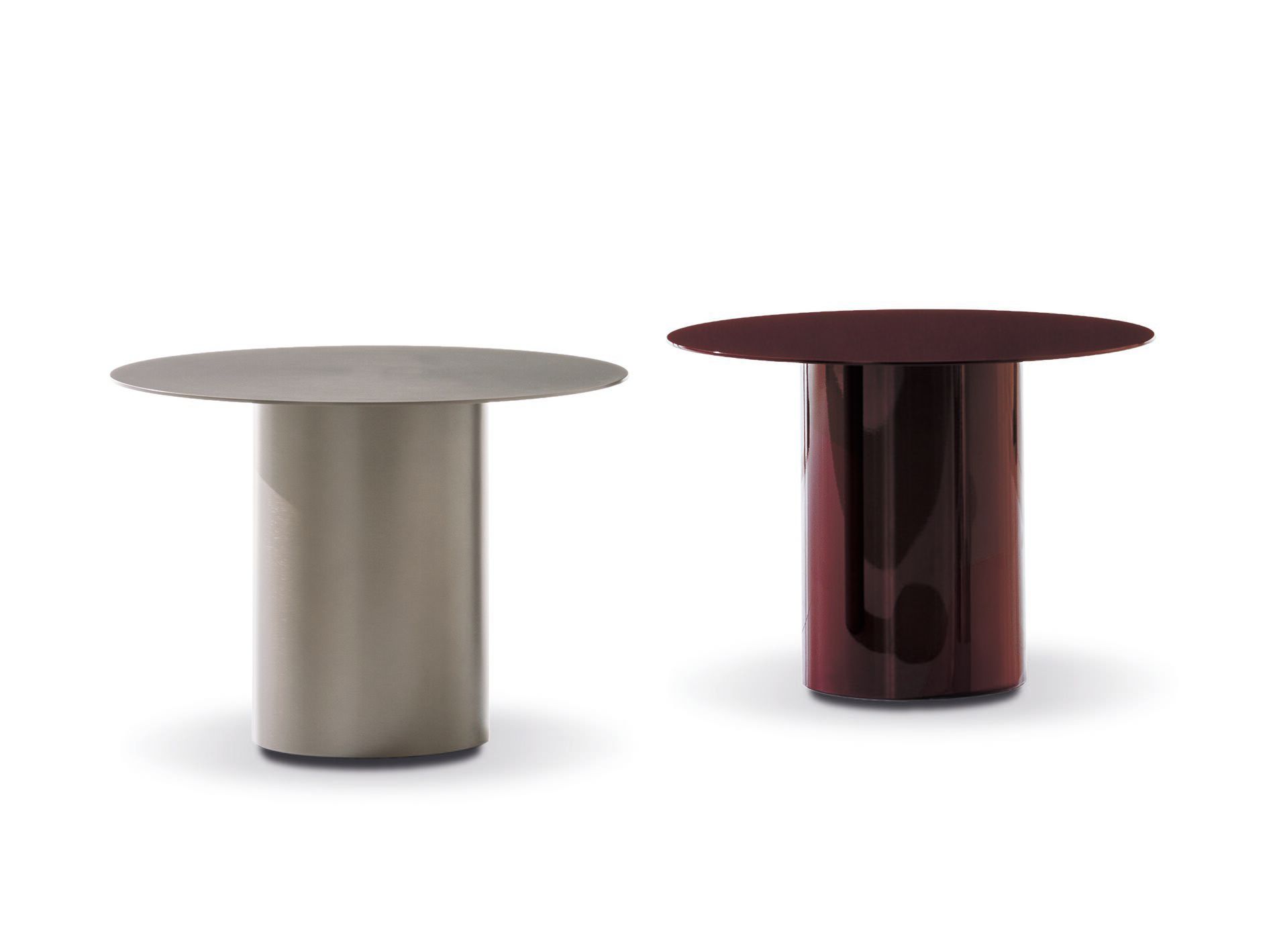 Окрашенный металлический круглый журнальный столик Minotti TOKIE ARCH-00038362