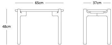 Liqui Contracts Прямоугольный сервисный столик из дуба Shaw sun-id-1344728 - Вид №7