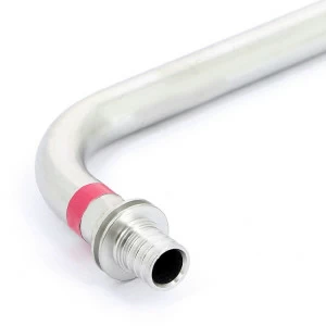 Угол надвижной REHAU 20 с трубкой 15(1.0) x 1000 мм д/радиатора, нерж.сталь, RAUTITAN