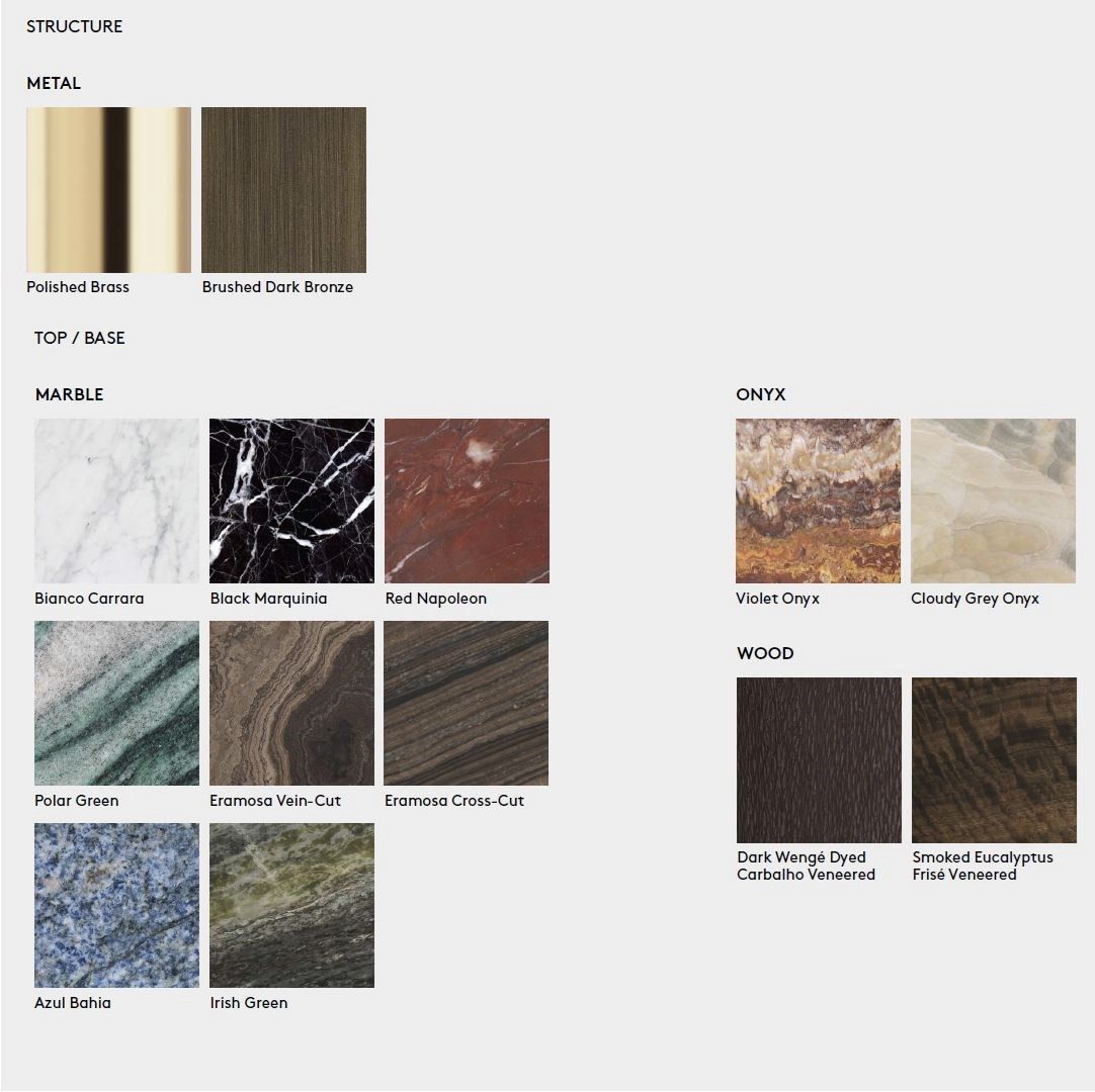 Круглый деревянный журнальный столик ETRO Home Interiors Ambar ARCH-00068566 - Вид №6