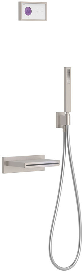 SHOWER TECHNOLOGY 2-ходовой встраиваемый электронный термостатический смеситель Shower Technology Blue Edition, набор для ванны и душа-09286553AC TRES
