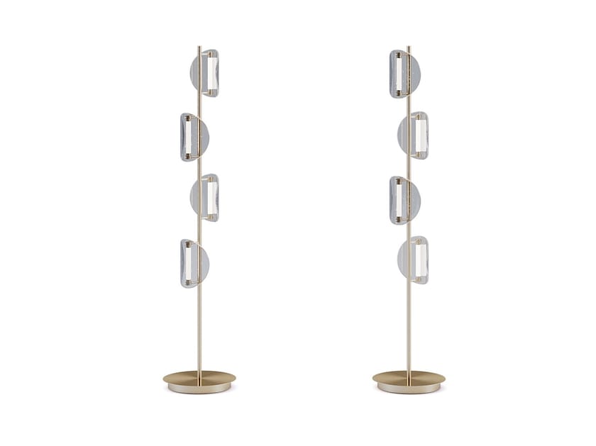 Стеклянный светодиодный торшер Paolo Castelli вечером ARCH-00101902