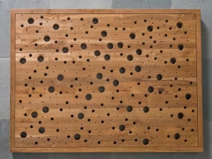 KARPENTER Поддон деревянный прямоугольный Bubble bath