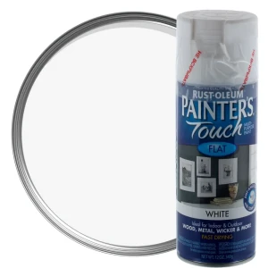 Краска аэрозольная Paint Touch матовая цвет белый 340 г 13366327 STLM-2149773