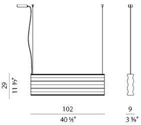 PANZERI Звукопоглощающий подвесной светильник Zigzag sun-id-1385096 - Вид №8
