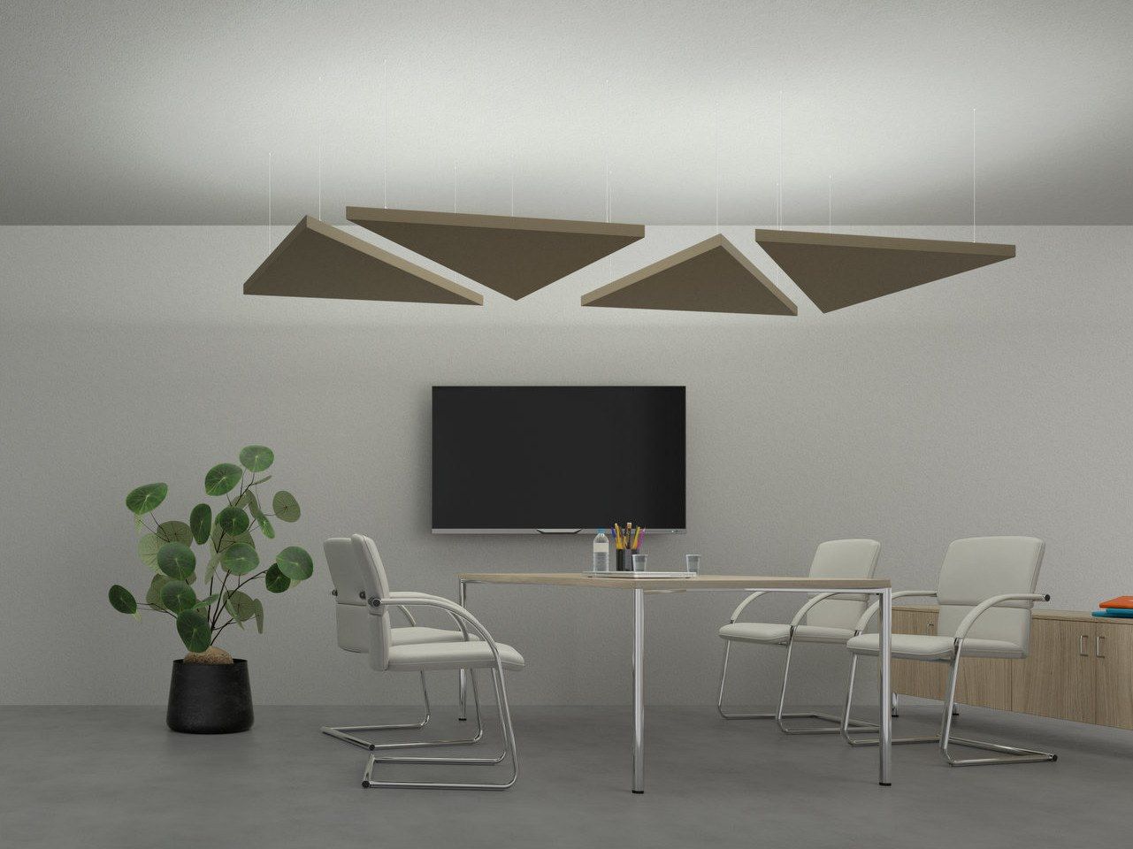Подвесная акустическая панель / подвесной светильник Caruso Acoustic SAIL ARCH-00075510 - Вид №2