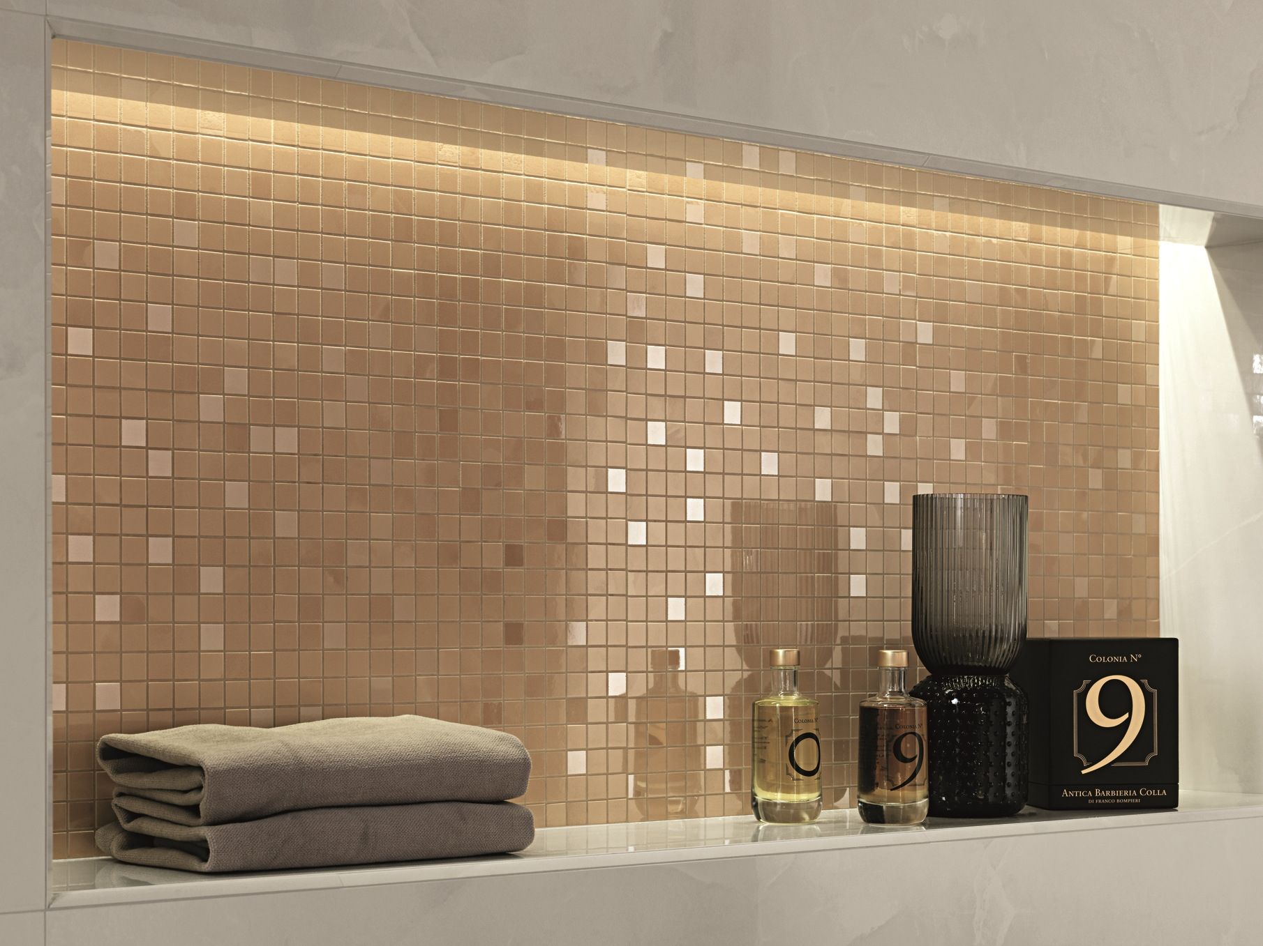 Белая паста керамическая мозаика FAP ceramiche Roma Gold ARCH-00087114 - Вид №1