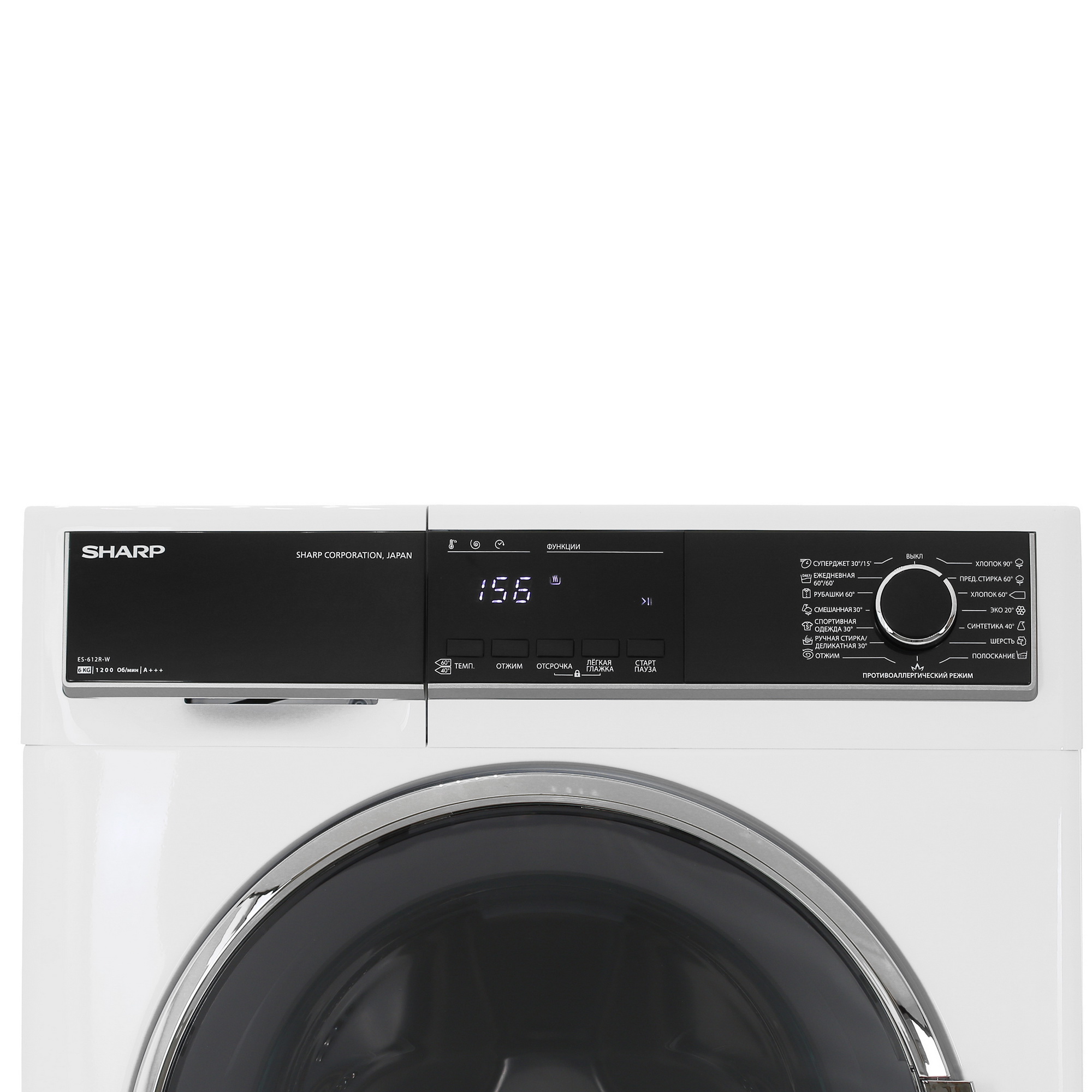5323605 Стиральная машина Sharp ES612RW белый STDN-0066265 - Вид №4