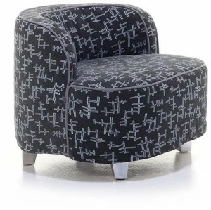 Gervasoni Кресло из ткани со съемным чехлом с подлокотниками More