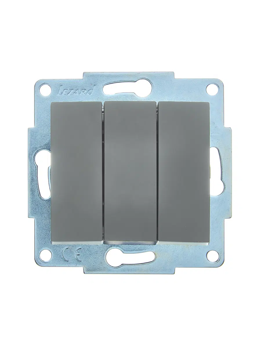 ASTI Выключатель тройной платина механизм LEZARD 7081-3588-109