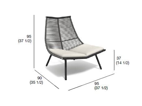 Веревочный садовый стул RODA Laze ARCH-00063379 - Вид №18