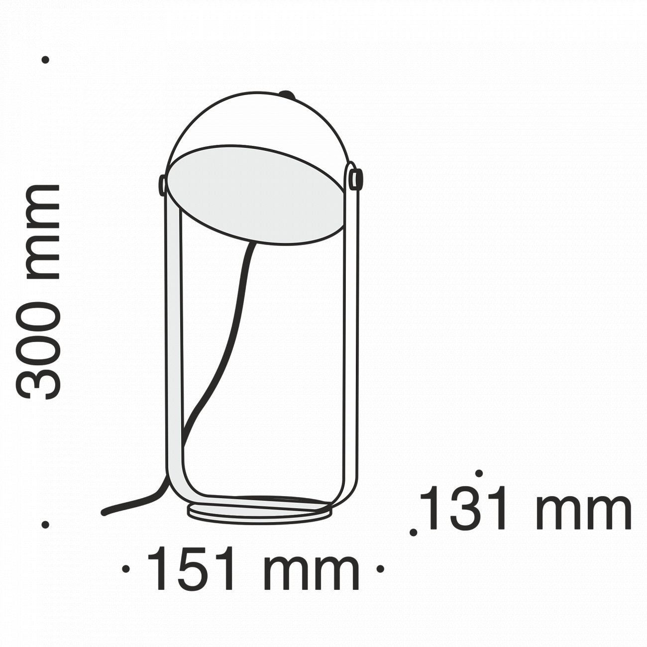 Черная настольная лампа светодиодная Hygge MOD047TL-L5B3K TECHNICAL TECHNICAL 00-3957279 Черный  - Вид №3