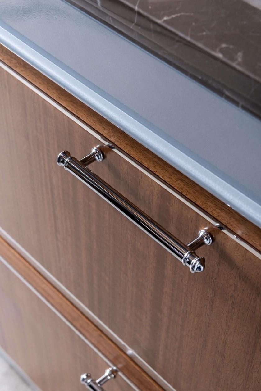 Martini Interiors Кухня на заказ из эвкалипта с ручками с полуостровом Essenza sun-id-1470554 - Вид №9