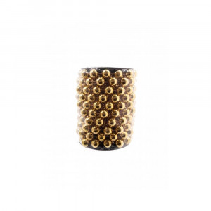 261749 Украшение новогоднее "Бусы" №007 500 х 1.4 х 1.4 см Золото